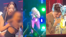 Celular, roupa íntima e até bebê: relembre artistas que foram atingidos durante shows
