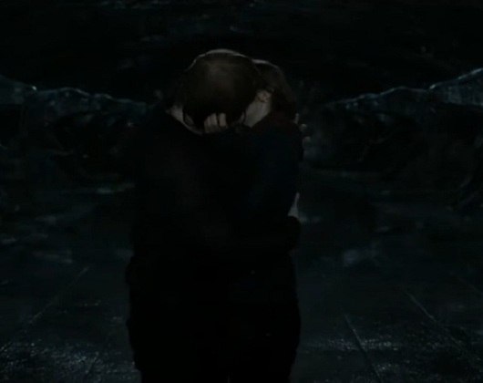 Beijo de Rony e Hermione