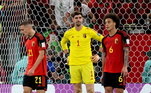 Courtois lamenta derrota da Bélgica para o Marrocos