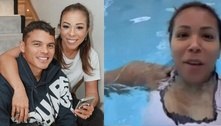 Esposa de Thiago Silva mostra piscina gigante em mansão do casal