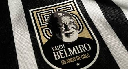 Emblema na camiseta homenageia Belmiro