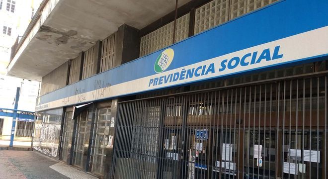 Agência do INSS fechada por causa da pandemia de coronavírus