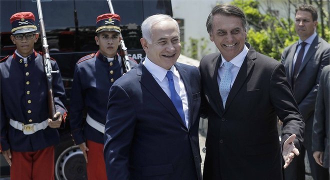 Netanyahu chegou ao Brasil no fim de semana e confirmou presença na posse de Bolsonaro
