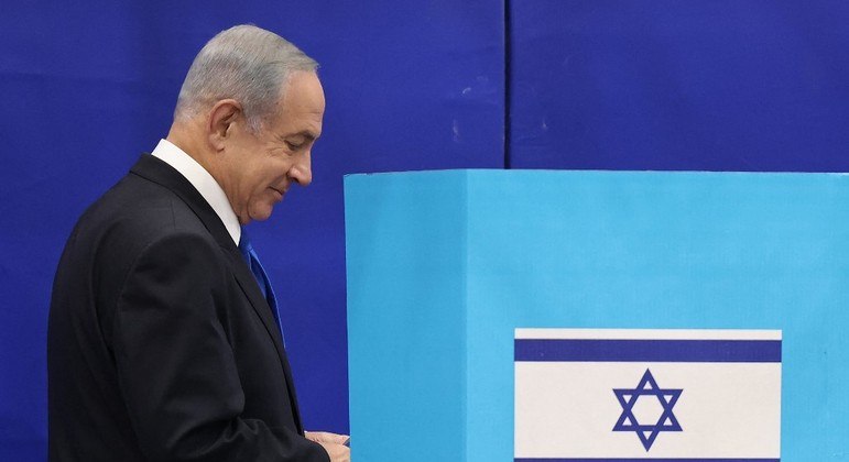Benjamin Netanyahu, líder do partido Likud