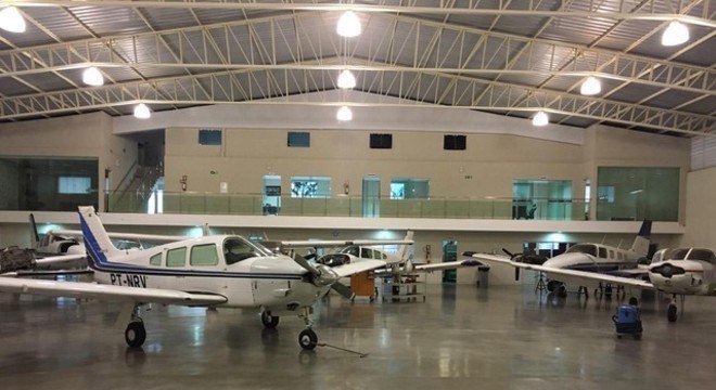 Aviões apreendidos em operação da PF, contra quadrilha de tráfico internacional