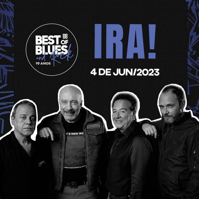 “Flores em Você”, “Envelheço Na Cidade”, “Dias de Luta” e “Núcleo Base” são alguns dos sucessos da banda Ira!