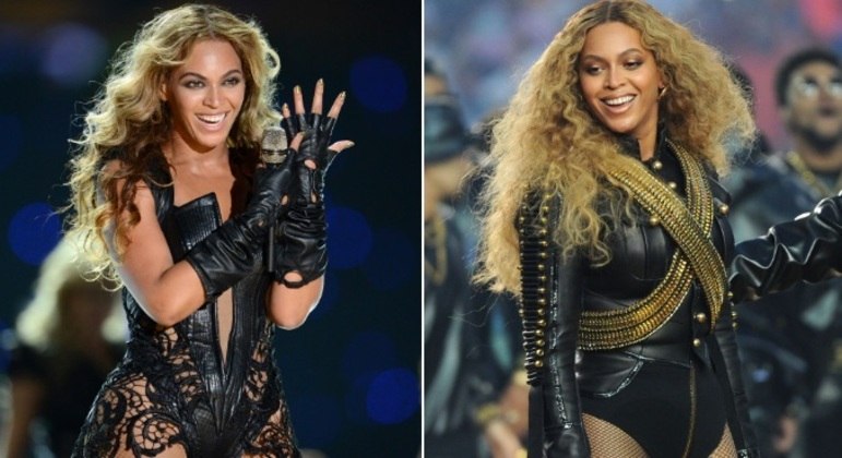 Super Bowl (2013 e 2016)Beyoncé participou duas vezes do evento mais visto da TV dos EUA, o Super Bowl, final do campeonato de futebol americano. O respeitado show do intervalo da partida traz artistas de peso e Bey foi a escolhida para liderar a edição de 2013, num verdadeiro desfile de alguns de seus maiores hits, muita coreografia, vocais impressionantes e efeitos visuais de tirar o fôlego. Em 2016, Beyoncé voltou a quebrar a internet por causa do Super Bowl, dessa vez por aparecer de surpresa ao lado da banda Coldplay e do cantor Bruno Mars. Na ocasião, ela cantou o hit Formation e se juntou aos outros artistas para performar Fix You e Up & Up