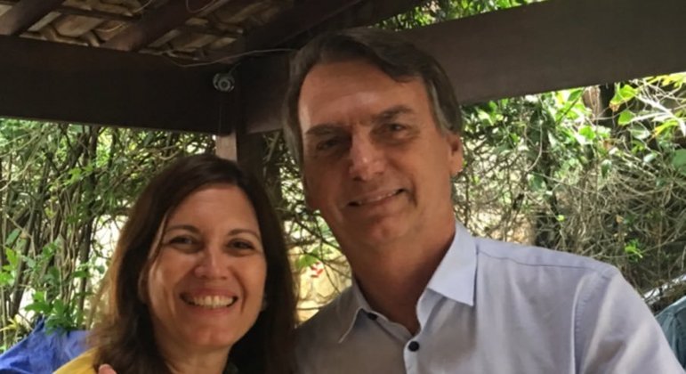 Bia Kicis e Jair Bolsonaro
