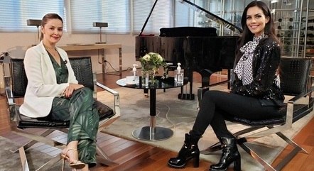 Bianca Rinaldi e Daniela Albuquerque no "Sensacional"