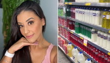 Influenciadora choca ao dizer que cada cor de detergente tem um uso: 'Verde para lavar o rosto' 