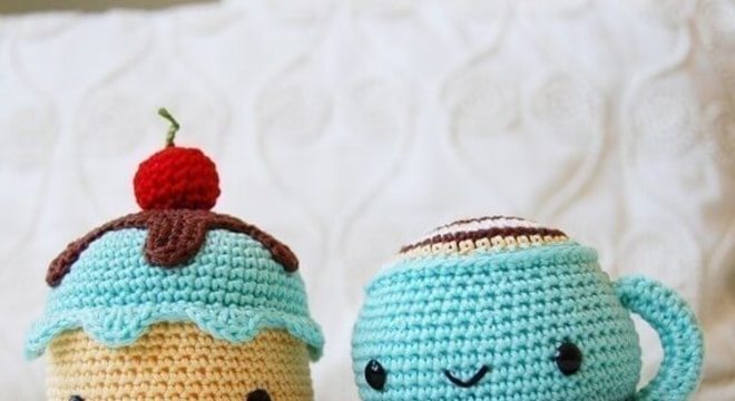 Bichinhos de crochê para peso de porta 