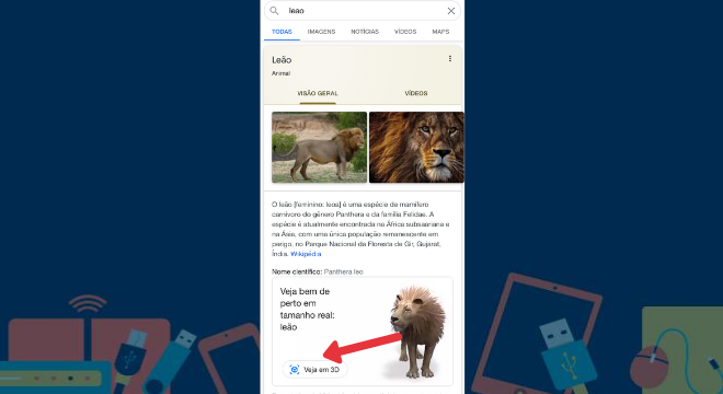 Saiba como ver diversos animais em 3D no Google pelo celular
