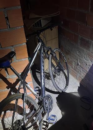 Bicicleta utilizada para a prática de roubos em São Paulo