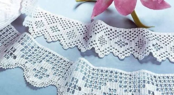 Bico de crochê para decoração