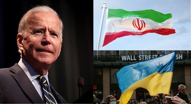 6. Iranianos ou ucranianos?As confusões do democrata também incluíram a guerra da Ucrânia. No dia 3 de março, durante o Estado da União, pronunciamento mais importante de presidentes dos EUA, Biden confundiu iranianos com ucranianos em discurso. 