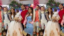 Biel e Tays Reis reúnem ex-peões de 'A Fazenda 12' em festa da filha