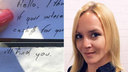 Bilhete com oferta de dinheiro por calcinha usada assusta motorista (Montagem/R7)