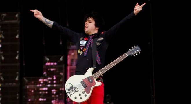 Billie Joe com o Green Day em 2010