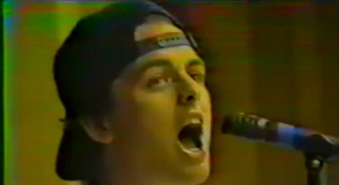 Billie Joe com o Green Day em início de carreira
