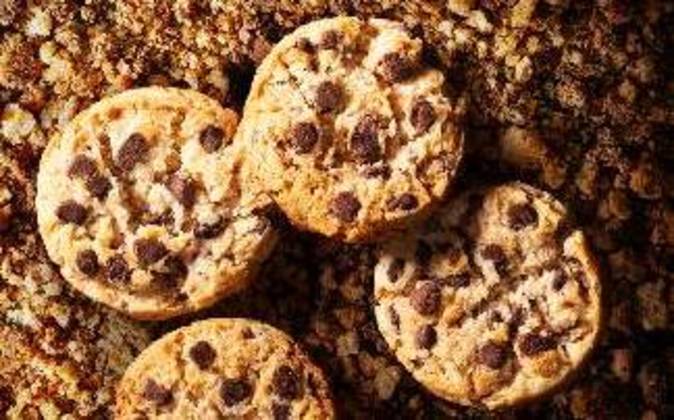 Cookies Sabor Baunilha com Chocolate ao Leite