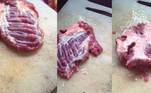 Um estranho vídeo no Twitter mostra o momento em que um pedaço de carne lateja repetidamente enquanto estava sobre uma tábua. As cenas foram gravadas por uma moradora de Pahang, na Malásia
