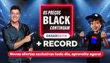Black Friday 2023 Casas Bahia: use o cupom da Record e ganhe descontos (Reprodução)