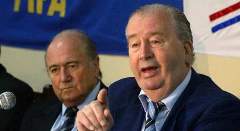 Sepp Blatter e Júlio Grondona