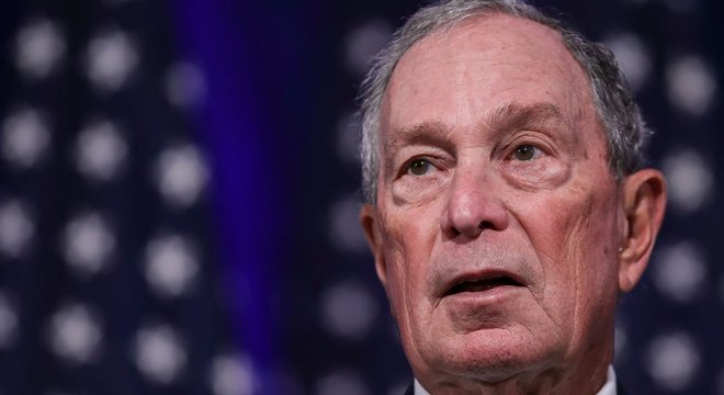 Bloomberg, de 77 anos, é a oitava pessoa mais rica do mundo