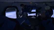 Veja a reação dos tripulantes da Blue Origin durante voo ao espaço