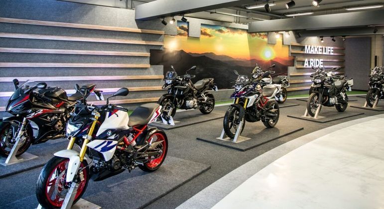 Estande da BMW Motorrad no Festival Interlagos