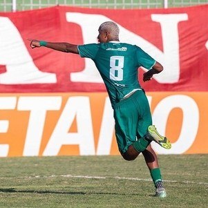 Ryan comemorando gol marcado na vitória de 4 a 1 contra o Bangu