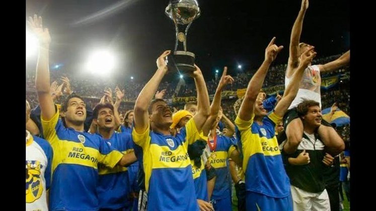 Boca Juniors (Argentina) - Quantidade de títulos de Copa Sul-Americana: 2 conquistas - Edições: 2004 e 2005