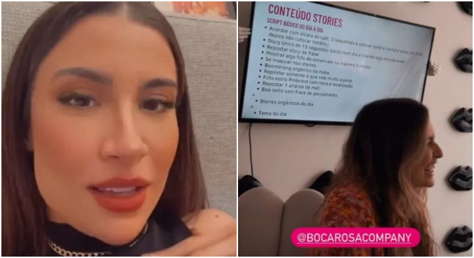 Bianca disse que precisa ter um planejamento, mas garantiu que nem tudo é programado