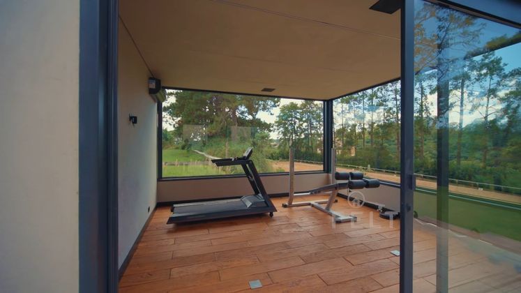 Um dos diferenciais da casa é o espaço de academia