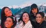 Boca Rosa viajou na companhia de Anitta, Juliette, Lexa e Vivi Wanderley. Elas têm dividido fotos da viagem nas redes sociais