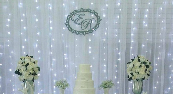 Bodas de prata mesa de festa