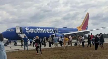 Boeing 737MAX 8 da Southwest: pouso de emergência em Havana após colisão com pássaros