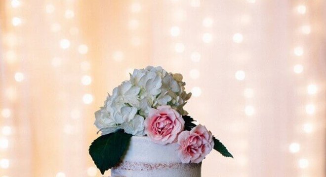 bolo de casamento com flores 4 andares 