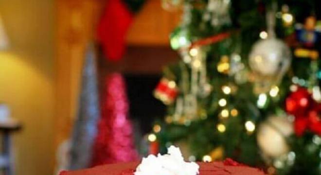 bolo de natal decorado por dentro 