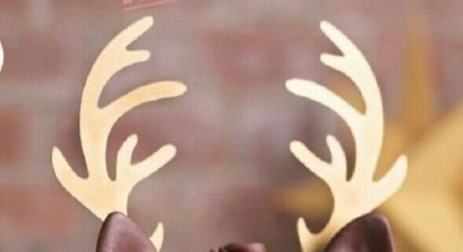 bolo decorado de natal infantil com rostinho de rena