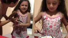 Menina de 8 anos faz barraco na hora de cortar bolo de aniversário e viraliza nas redes sociais 