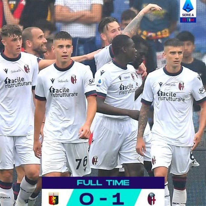 Bologna, a humilhação do Genoa, em pleno Ferraris