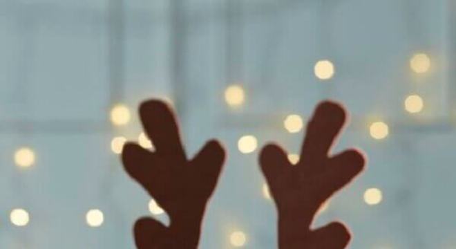 bolos de natal decorados com chantilly com carinha de rena