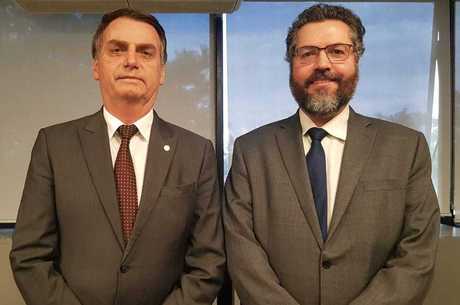 Bolsonaro disse que Araújo é "muito experiente"