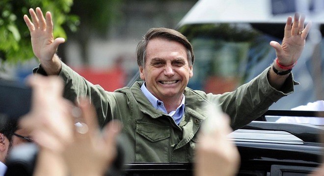 O Presidente eleito, Jair Bolsonaro