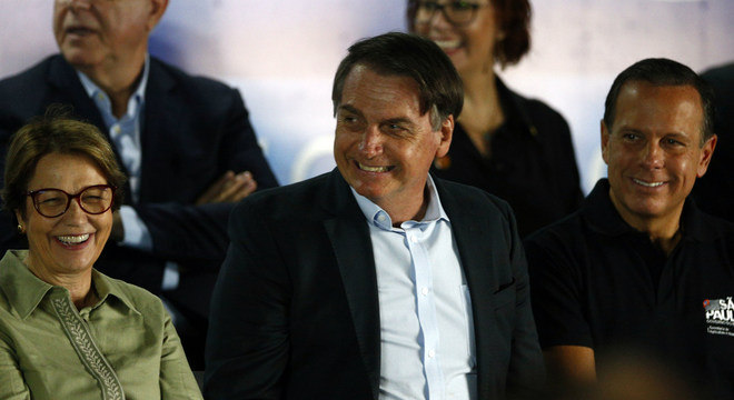 Bolsonaro participou de evento nesta segunda-feira, em Ribeirão Preto (SP)