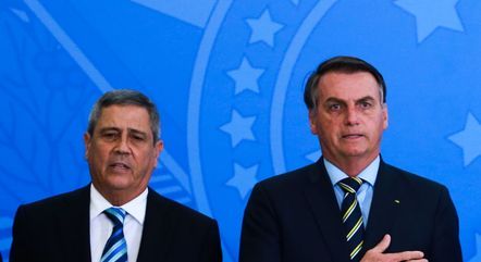 General Walter Braga Netto e Jair Bolsonaro

