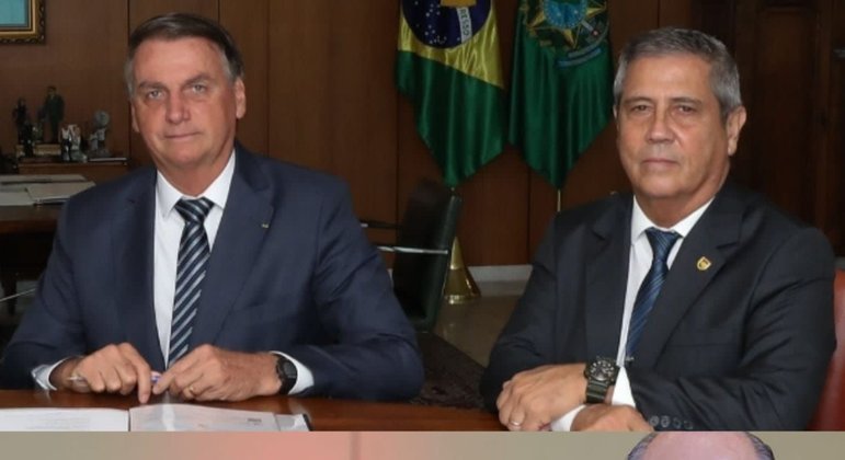 Bolsonaro e Braga Netto; Alckimin e Lula