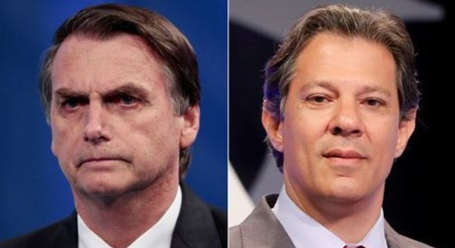 Pesquisa Datafolha indica disputa ente Bolsonaro e Haddad no 2º turno