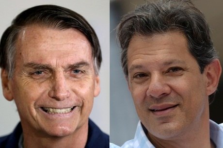 Vantagem de Bolsonaro sobre Haddad caiu 4 pontos